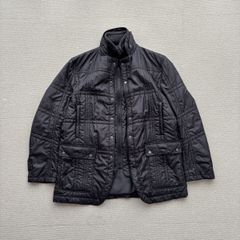 INTERMEZZO インターメッツォ 中綿 2way ジャケット ブラック 系 サイズ L 80911 0005