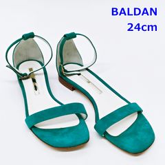 BALDAN ストラップ サンダル 24cm サイズ 37.5 グリーン バルダン R2609-150