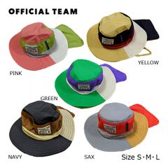 【正規店】【新品】●40%OFFセール●ニードルワーク NEEDL WORK OFFICIAL TEAM サファリハット 帽子 レジャー 男の子 女の子 ( 52cm 54cm ) アウトレット