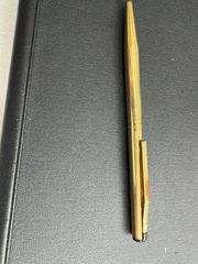 【SHEAFFER】シェーファー ボールペン ゴールド USA製 ホワイトドット【管N4207】