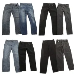 古着卸 まとめ売り リーバイス 品番MIX デニムパンツ 8枚セット ( メンズ 36 ) 502 514 634 541 中古 古着 NH0525