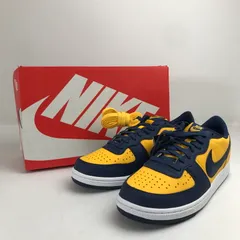 【中古美品】 NIKE ナイキ FJ4206-700 TERMINATOR LOW "UNIVERSITY GOLD AND NAVY MICHIGAN" ターミネーター ロー スニーカー 靴 【160-260925-mh-04-fuzh】