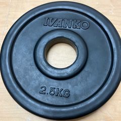 中古】IVANKO/イヴァンコ社製 2.5kg 2枚セット オリンピックラバー