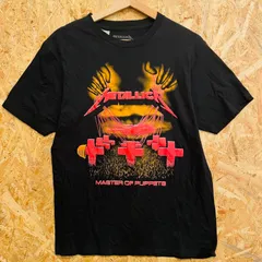 メタリカ METALLICA メタルマスター MASTER OF PUPPETS バンドTシャツ ロックT ブラック L S〜M相当 メンズ レディース ユニセックス 半袖 2023年コピーライト オフィシャル メキシコ製 古着