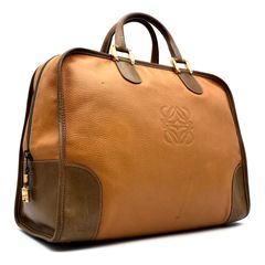ロエベ LOEWE アマソナ アナグラム ボストンバッグ トラベルバッグ ハンドバッグ オールレザー 本革 自立 手持ち キャメル ブラウン 出張 旅行 帰省 秋のお出かけ 紅葉 冬支度 冬のボーナス クリスマス ご褒美 プレゼント 年末年始