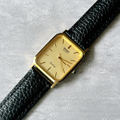 SEIKO DOLCE セイコードルチェ 7730-5020 ゴールド文字盤 スクエア