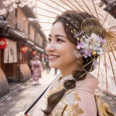 髪飾り 振袖 成人式用髪飾り 結婚式 卒業式 袴 着物 和装 ヘッドドレス ダリア 水引き 和紐 ピンク/ゴールドca3
