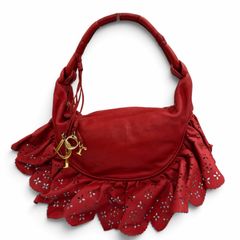 美品▽ルシアンペラフィネ ウール×カシミヤ スカル リバーシブル