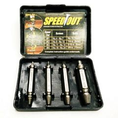 ネジ切り先生 なめたボルトを取り外す　ビット4本セット 潰れたネジ山に挑戦！　TEC-DZ-1500D