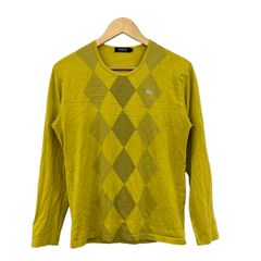 Burberry Black Label バーバリーブラックレーベル 長袖Tシャツ サイズ2 イエロー