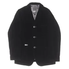 NEIGHBORHOOD ネイバーフッド ジャケット ブラック 黒 2 00s ベルベット ナンバーズジャケット テーラードジャケット Numbers / V-JKT アウター ブルゾン 上着 00年代 アーカイブ【メンズ】【中古】