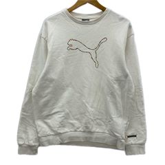 PUMA プーマスウェット sizeM/ホワイト