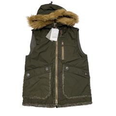 XS RAINBOW COUNTRY LEATHER DOWN VEST レインボーカントリー レザー