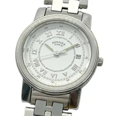 HERMES エルメス CA1.210 キャリック デイト クォーツ レディース 腕時計 正規品 / C1363