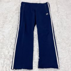 adidas アディダス トラックパンツ ベロア トレフォイルロゴ パープル