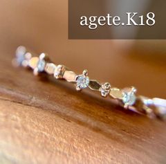 新品磨き済◇ポンテヴェキオ◇K18YG*9.5号*ダイヤモンドリング - メルカリ