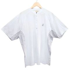 STARTER スターター XL 半袖スポーツシャツ ハーフジップ DRI-STAR メッシュ切替 ホワイト 白 ポリエステル100% ドライ スポーツウェア トレーニング ランニング ゴルフ ストリート 古着 メンズ 春夏 ビッグサイズ ゆったりシルエット