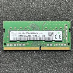 SK Hynix SAMSUNG DDR4-2666 8GB 6枚 PC用メモリ SK hynix ノートPC用メモリ 8GB DDR4-2666 SO-DIMM - メルカリ