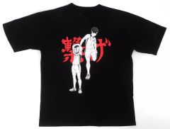 【中古】Tシャツ 黒尾鉄朗×孤爪研磨 Tシャツ ブラック メンズMサイズ 「ハイキュー!!×アベイル」