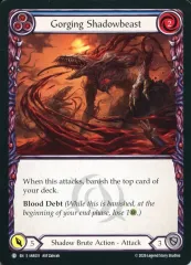 【中古】Flesh and Blood IAR030[C]：Gorging Shadowbeast (2)