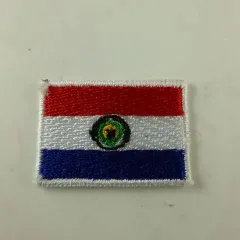国旗ワッペン　アイロンワッペン　パラグアイ　ミニサイズ