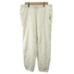 エイチ&エム H&M スウェットパンツ L アイボリー 無地 ドローストリングウエスト /RN ■GY12