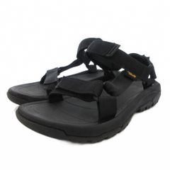 テバ Teva サンダル シューズ ベルクロ ロゴ 23 黒 ブラック /FF ■GY99