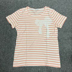 MACKINTOSH PHILOSOPHY ボーダープリント カットソー 38 オフホワイト