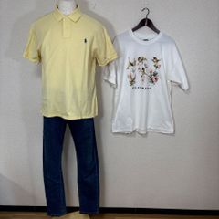 C-45  POLO RALPH LAUREN ポロラルフローレン ポロシャツ Tシャツ デニムパンツ 3点セット コーデ売り XL