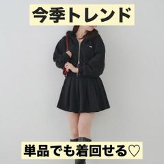 新品 Nice Claup ファー付ジップパーカー＆フレアスカート セットアップ F