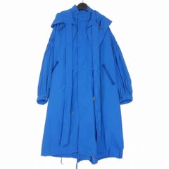 メグミウラ ワードローブ MEGMIURA WARDROBE ナイロンモッズコート ジャケット 長袖 36 ブルー 青