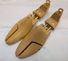 N 処分価格【保管品】サルトレカミエ Sarto Recamier 木製 ねじ式 スライド式 シューツリー 42 43 現状品 訳あり