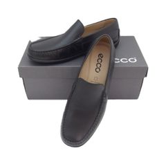 【美品】ecco/エコー CLASSIC MOC 2.0モカシンスニーカー ブラック サイズ26cm Aランク 18