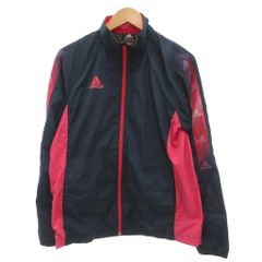 アディダス adidas ブルゾン フルジップ ハイネック M 紺 ネイビー /NL ■ECF009