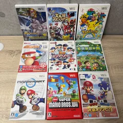 Wii ソフト 9本セット マリオカート スマブラ ポケモン どうぶつの森
