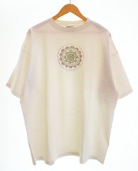 US US古着 90s USA製 Aussie Mandala Tee 曼荼羅 マンダラ プリント 半袖 シングルステッチ XL Tシャツ ホワイト LLサイズ 103MT-5500