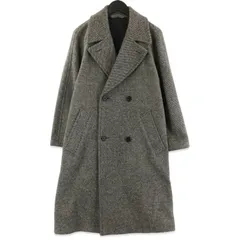MARGARET HOWELL マーガレットハウエル チェスターコート 578-8212010 ダブルブレスト ウール ロングコート グレー 0 71016795