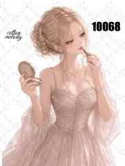 original sticker no.10068 // 人物ステッカー オリジナルステッカー オリジナル人物ステッカー ステッカー 装飾ステッカー cotton melody