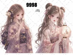 original sticker no.9998 // 人物ステッカー オリジナルステッカー オリジナル人物ステッカー ステッカー 装飾ステッカー cotton melody