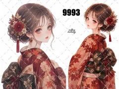 original sticker no.9993 // 人物ステッカー オリジナルステッカー オリジナル人物ステッカー ステッカー 装飾ステッカー cotton melody