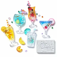 シリコンモールド グラス モールド シリコン レジン シャカシャカ シェイカー ドリンク ジュース カクテル スイーツ 型 Evergarden