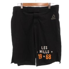 リーボック Reebok ショートパンツ ショーツ O 黒 ブラック SPEEDWICK ウエストゴム ランニング トレーニング /JI ■ECF008