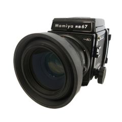 マミヤ Mamiya RB67 Pro SD 中判一眼レフカメラ フィルムカメラ 6×8フィルムバック レンズ127mm ブラック 動作未確認のサムネイル
