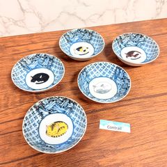 九谷焼】横座り 招き猫 縁起尽くし 5.5号 縁起物 置物 金運 富士山