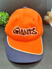 【未使用】読売ジャイアンツ GIANTS FAN CLUB キャップ オレンジ ネイビー