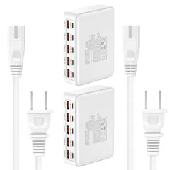 USB コンセント 10ポート 70W 【5*PD5*USB A】 Type C充電器 iPhone 17充電器 USBチャージャー コンパクト スマホアダプター PSE認証 10台同時充電可能 ACアダプター コンセントタイプC iPhone 17／Gala