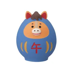 デコレ コンコンブル 馬だるま 馬だるま 約30×32×h38 ZSG-29764G
