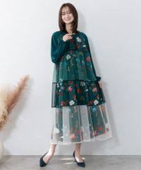 ScoLar（スカラー）163613：POPコラージュ総柄シャツワンピース - メルカリ