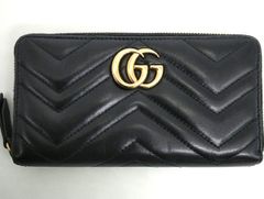 GUCCI 型番：443122・0959 GGマーモンドラウンドファスナー長財布