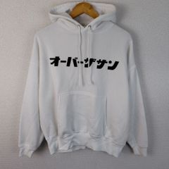 United Athle ユナイテッドアスレ パーカー スウェット オーバーザサン ホワイト M メンズ 古着 ストリート カジュアル